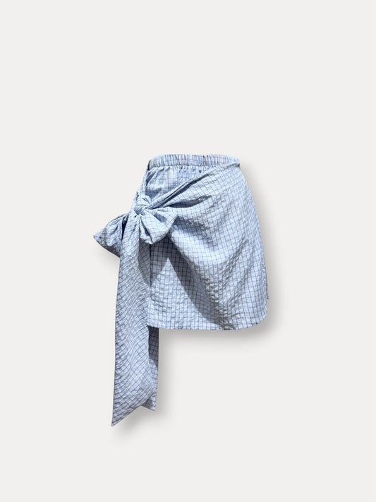 Layla skort blauw