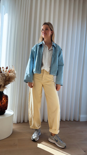 Balloon jeans geel