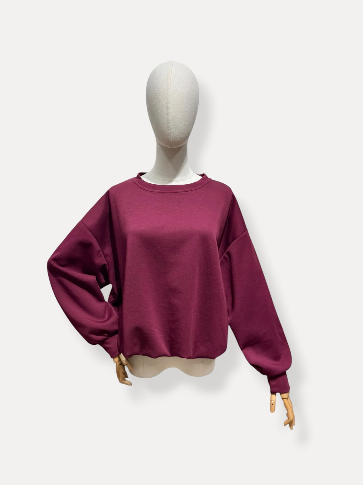 Ella soft sweater bordeaux