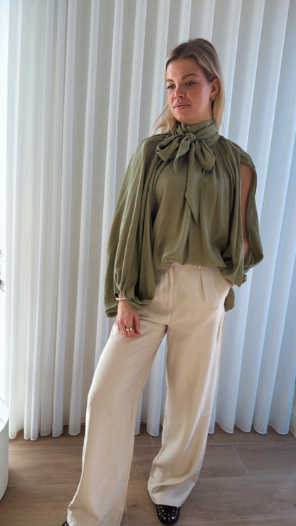 Leone pantalon beige
