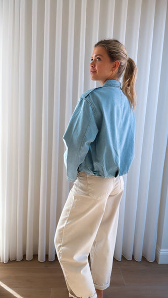 Giullia jeans jacket bruin