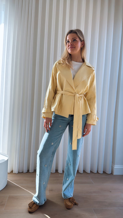Leone jacket geel
