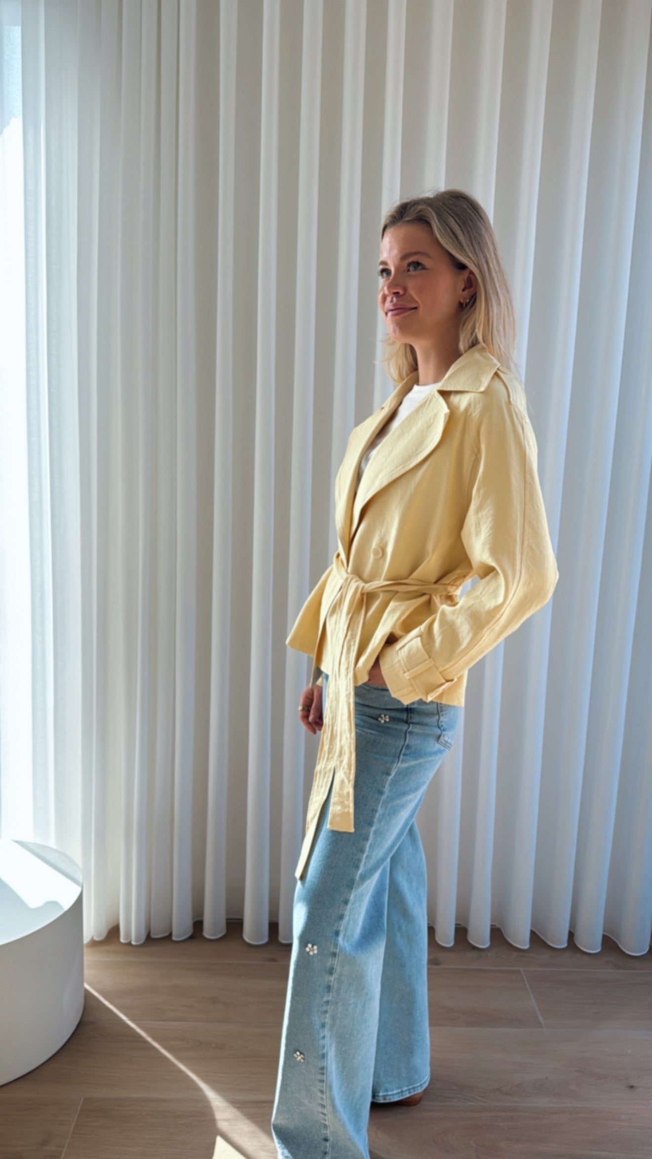 Leone jacket geel