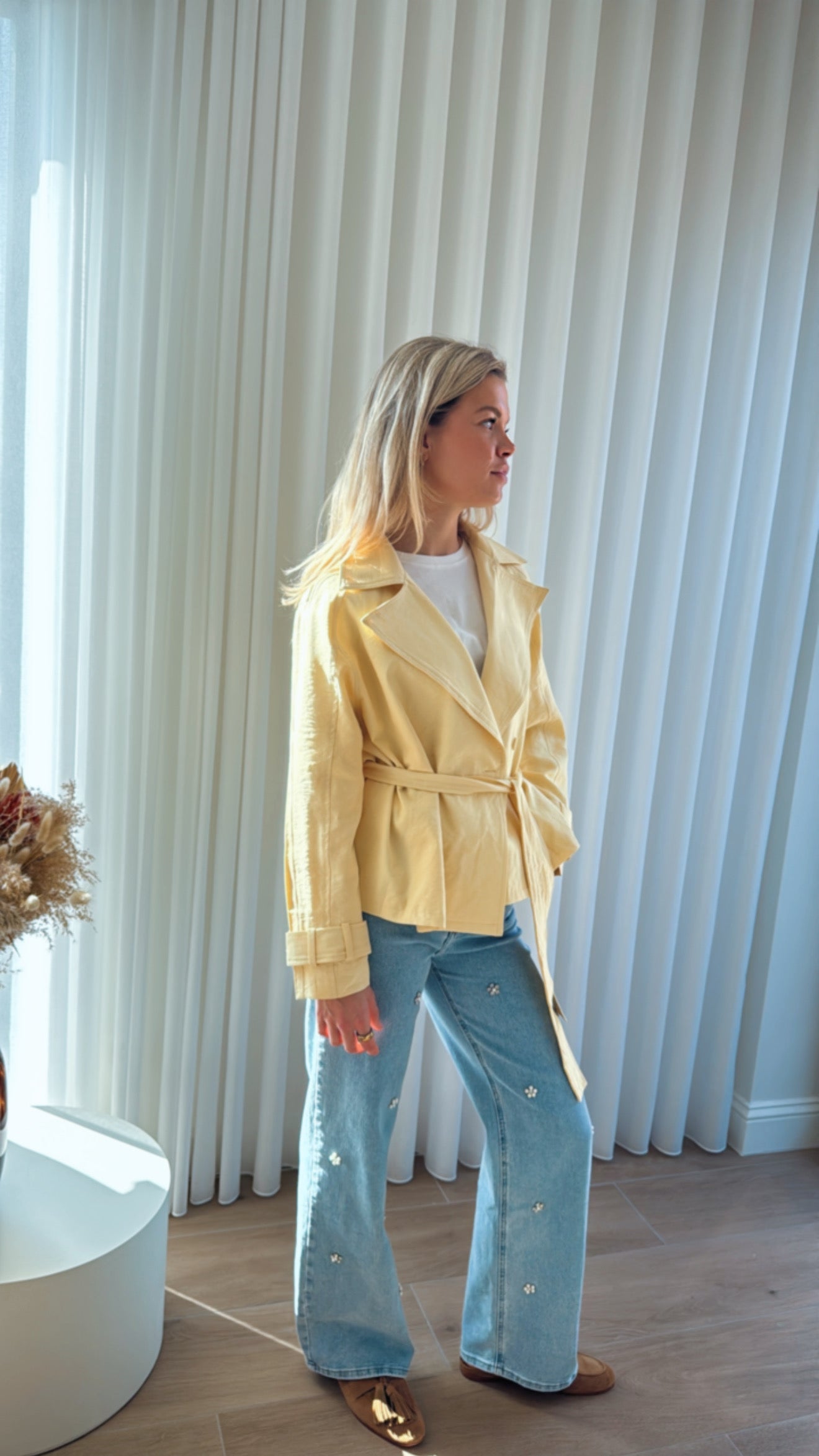 Leone jacket geel