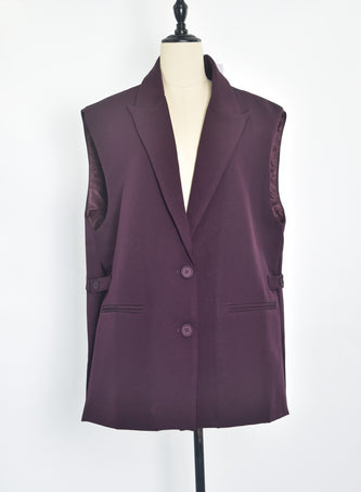 Nel waistcoat bordeaux