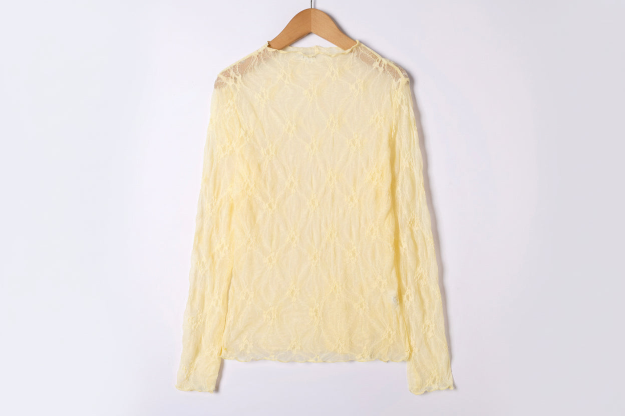 Noélie longsleeve top geel