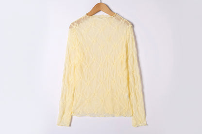 Noélie longsleeve top geel