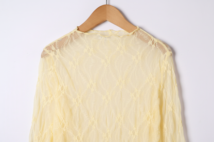 Noélie longsleeve top geel