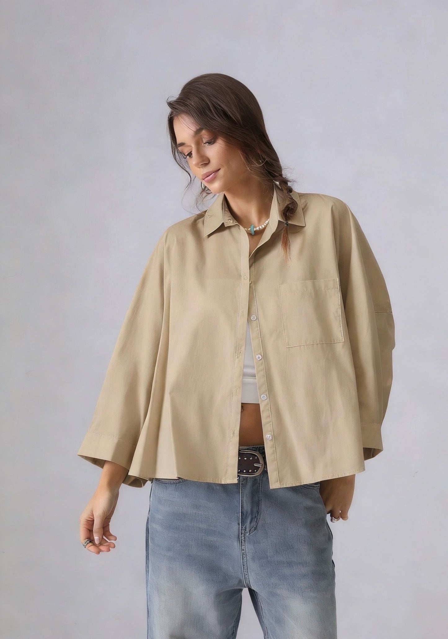 Sella hemdje beige