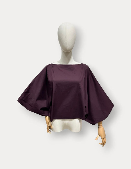 Michelle blouse aubergine