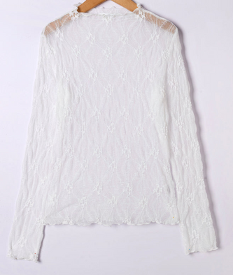 Noélie longsleeve top wit