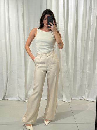 Leone pantalon beige