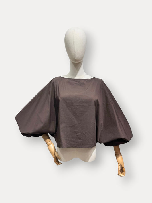Michelle blouse donkerbruin