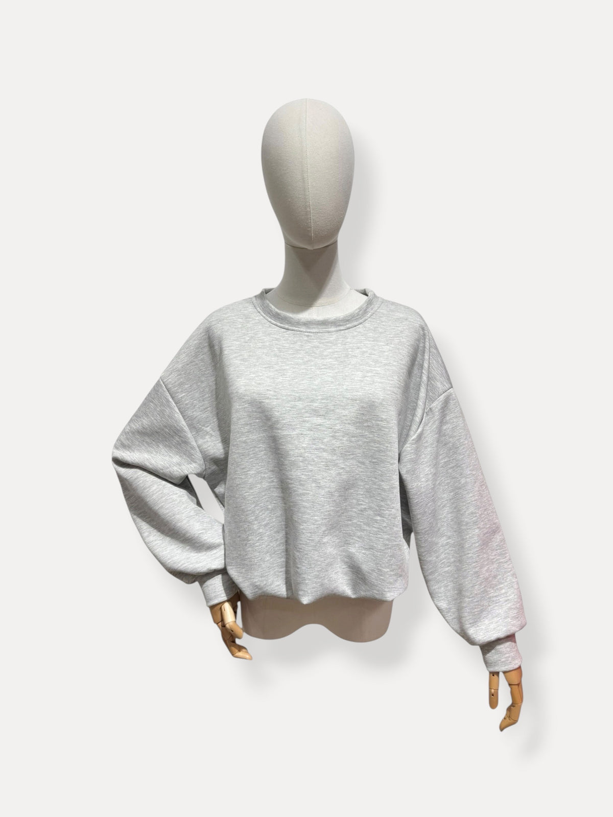 Ella soft sweater grijs