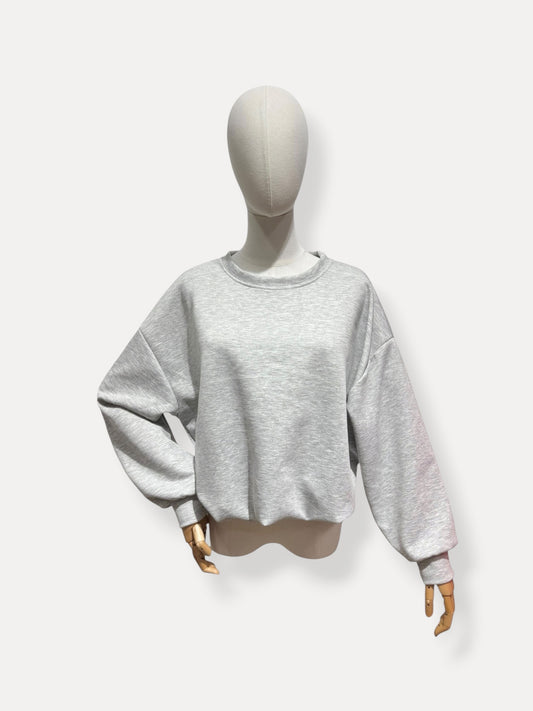 Ella soft sweater grijs